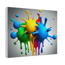 Load image into Gallery viewer, Colors Dripping Matte Canvas