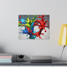 Load image into Gallery viewer, Splash colors Matte Canvas, Stretched