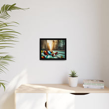 Load image into Gallery viewer, Marbles Matte Canvas, Black Frame