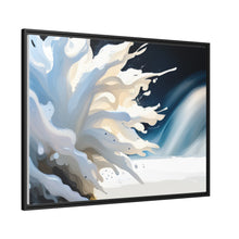 Load image into Gallery viewer, Unique White Matte Canvas, Black Frame