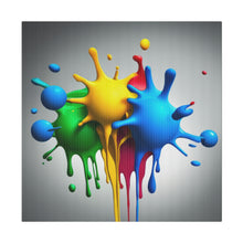 Load image into Gallery viewer, Colors Dripping Matte Canvas