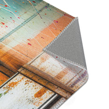 Load image into Gallery viewer, Area Rug Teal and Orange