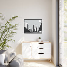 Load image into Gallery viewer, City Matte Canvas, Black Frame
