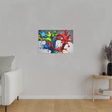 Load image into Gallery viewer, Splash colors Matte Canvas, Stretched
