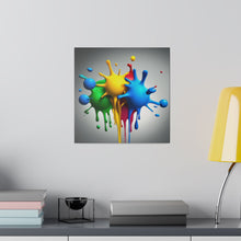 Load image into Gallery viewer, Colors Dripping Matte Canvas
