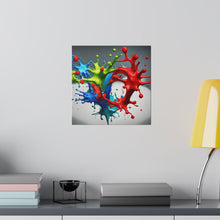 Load image into Gallery viewer, Splash colors Matte Canvas, Stretched