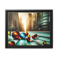 Load image into Gallery viewer, Marbles Matte Canvas, Black Frame