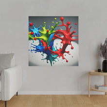Load image into Gallery viewer, Splash colors Matte Canvas, Stretched