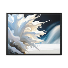 Load image into Gallery viewer, Unique White Matte Canvas, Black Frame