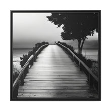 Load image into Gallery viewer, Bridge Matte Canvas, Black Frame