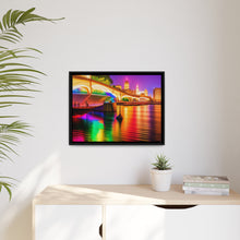 Load image into Gallery viewer, Beautiful City Matte Canvas, Black Frame