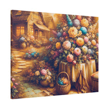 Load image into Gallery viewer, Floral Scene Matte Canvas