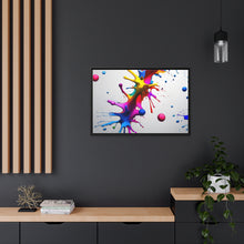 Load image into Gallery viewer, Unique Colorful Art Matte Canvas, Black Frame