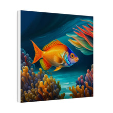 Load image into Gallery viewer, Colorful Fish Matte Canvas, Stretched, 0.75"