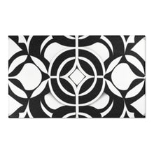 Load image into Gallery viewer, Elegant Black and White Area Rug