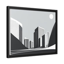 Load image into Gallery viewer, City Matte Canvas, Black Frame