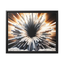 Load image into Gallery viewer, Unique Matte Canvas In Black Frame