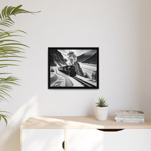 Load image into Gallery viewer, Train Matte Canvas, Black Frame