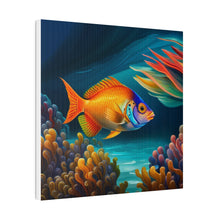 Load image into Gallery viewer, Colorful Fish Matte Canvas, Stretched, 0.75"