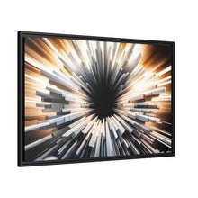 Load image into Gallery viewer, Unique Matte Canvas In Black Frame