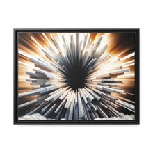 Load image into Gallery viewer, Unique Matte Canvas In Black Frame