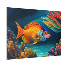 Load image into Gallery viewer, Colorful Fish Matte Canvas, Stretched, 0.75"