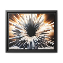 Load image into Gallery viewer, Unique Matte Canvas In Black Frame