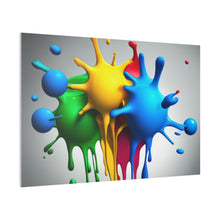Load image into Gallery viewer, Colors Dripping Matte Canvas