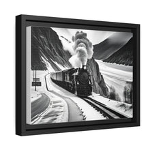 Load image into Gallery viewer, Train Matte Canvas, Black Frame
