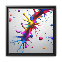 Load image into Gallery viewer, Unique Colorful Art Matte Canvas, Black Frame