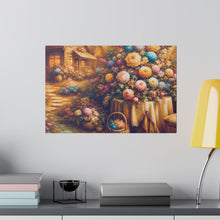 Load image into Gallery viewer, Floral Scene Matte Canvas