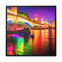 Load image into Gallery viewer, Beautiful City Matte Canvas, Black Frame