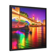 Load image into Gallery viewer, Beautiful City Matte Canvas, Black Frame