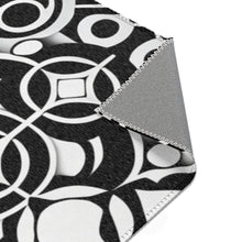 Load image into Gallery viewer, Elegant Black and White Area Rug