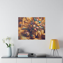 Load image into Gallery viewer, Floral Scene Matte Canvas