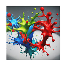 Load image into Gallery viewer, Splash colors Matte Canvas, Stretched