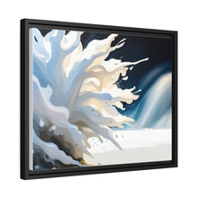Load image into Gallery viewer, Unique White Matte Canvas, Black Frame