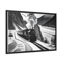 Load image into Gallery viewer, Train Matte Canvas, Black Frame