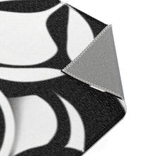 Load image into Gallery viewer, Elegant Black and White Area Rug