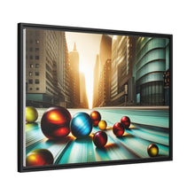 Load image into Gallery viewer, Marbles Matte Canvas, Black Frame