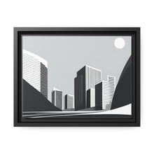 Load image into Gallery viewer, City Matte Canvas, Black Frame