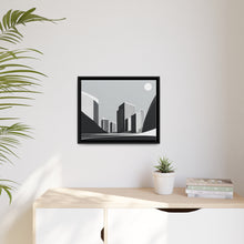Load image into Gallery viewer, City Matte Canvas, Black Frame