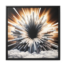 Load image into Gallery viewer, Unique Matte Canvas In Black Frame