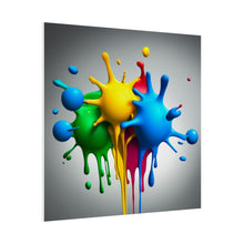 Load image into Gallery viewer, Colors Dripping Matte Canvas