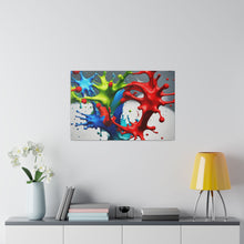 Load image into Gallery viewer, Splash colors Matte Canvas, Stretched