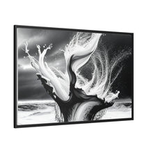 Load image into Gallery viewer, Unique Matte Canvas, Black Frame