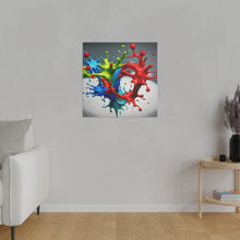 Load image into Gallery viewer, Splash colors Matte Canvas, Stretched