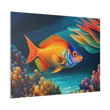 Load image into Gallery viewer, Colorful Fish Matte Canvas, Stretched, 0.75"