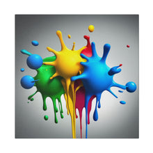 Load image into Gallery viewer, Colors Dripping Matte Canvas