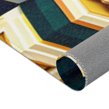 Load image into Gallery viewer, Yellow and Blue Area Rug